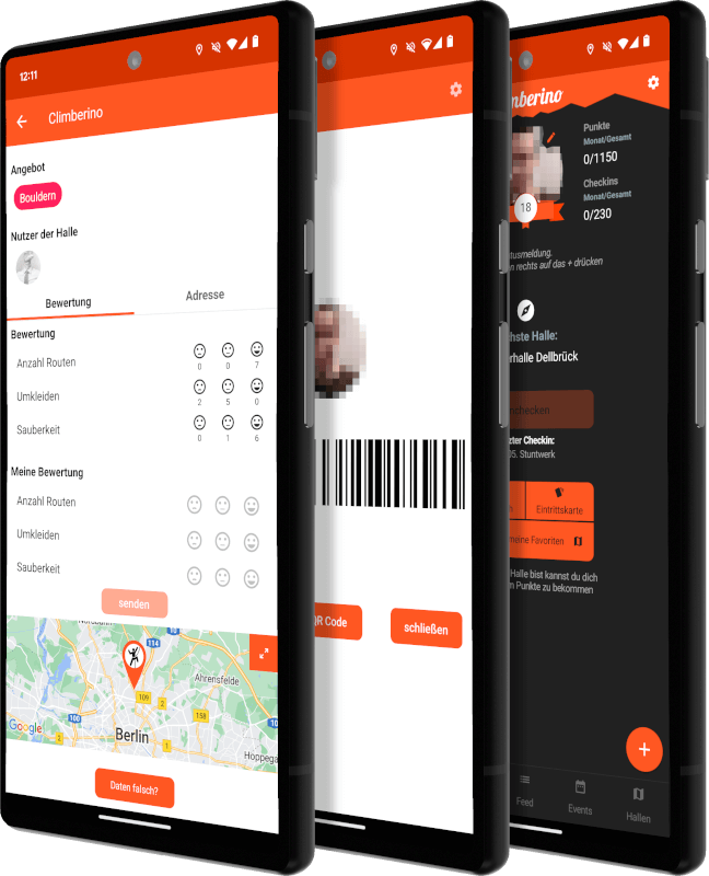 Climberino - andere Features