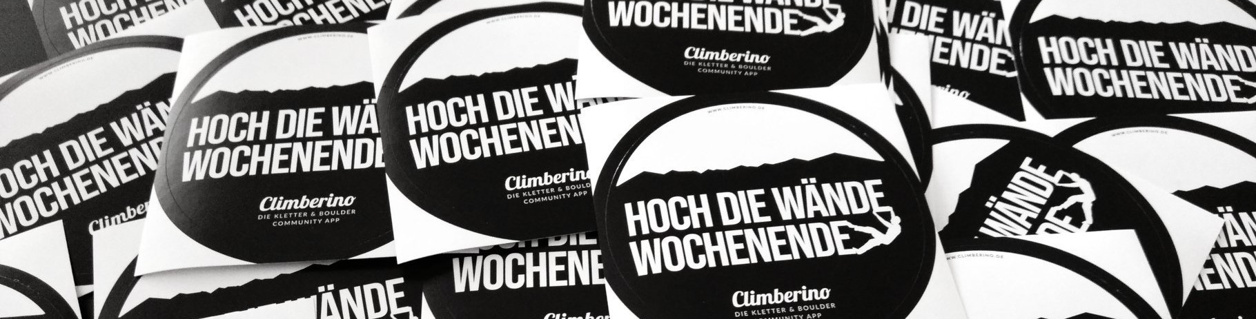 Hoch die Wände Wochenende Sticker